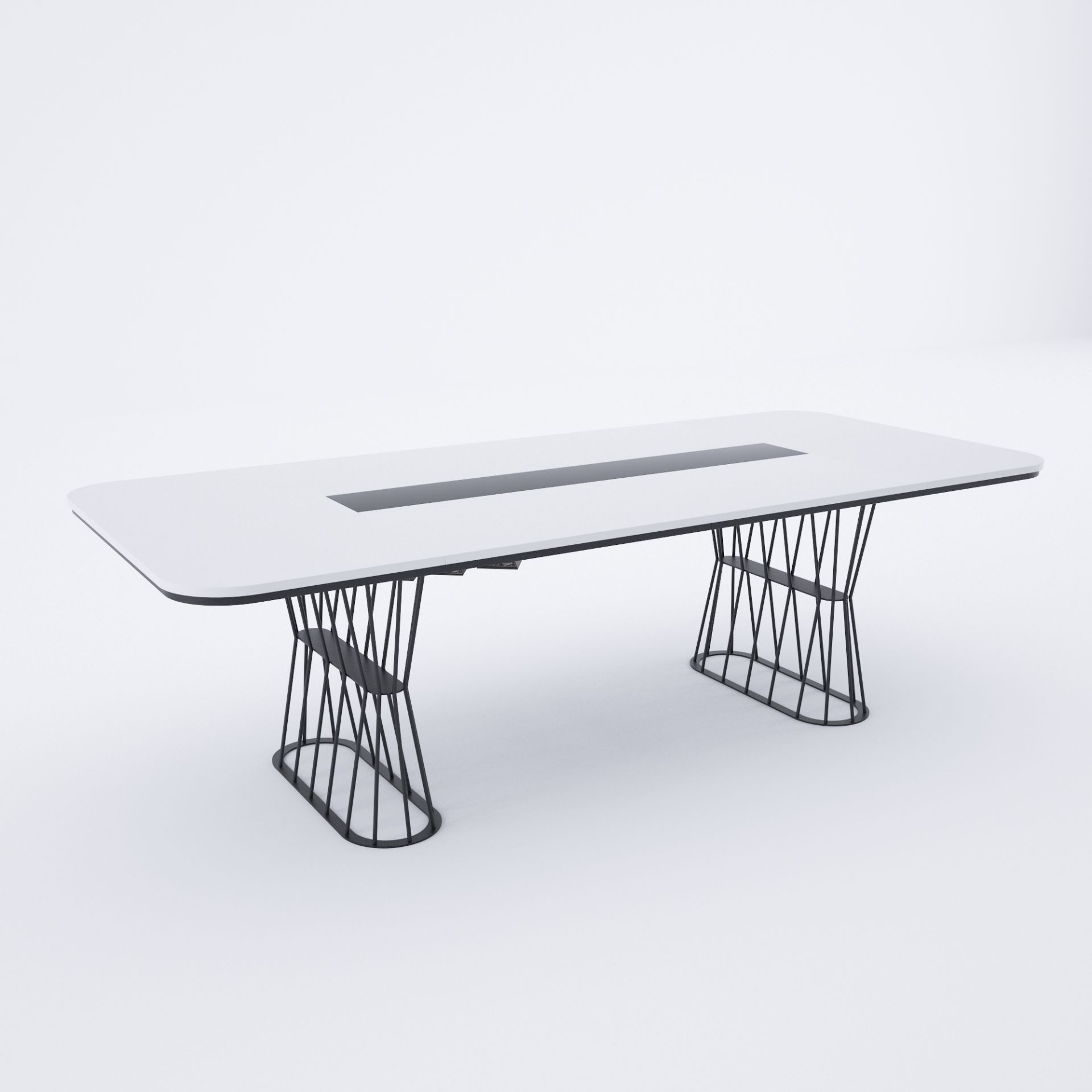 Bolero Toplantı Masası Beyaz