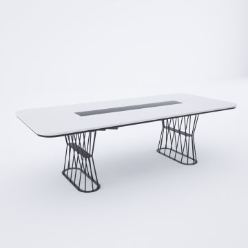 Bolero Toplantı Masası Beyaz