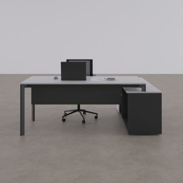 Five 160cm Alt Etajerli Çalışma Masası 120x80 - Beyaz