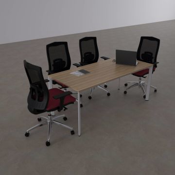 Five Toplantı Masası M 140x80 - Meşe