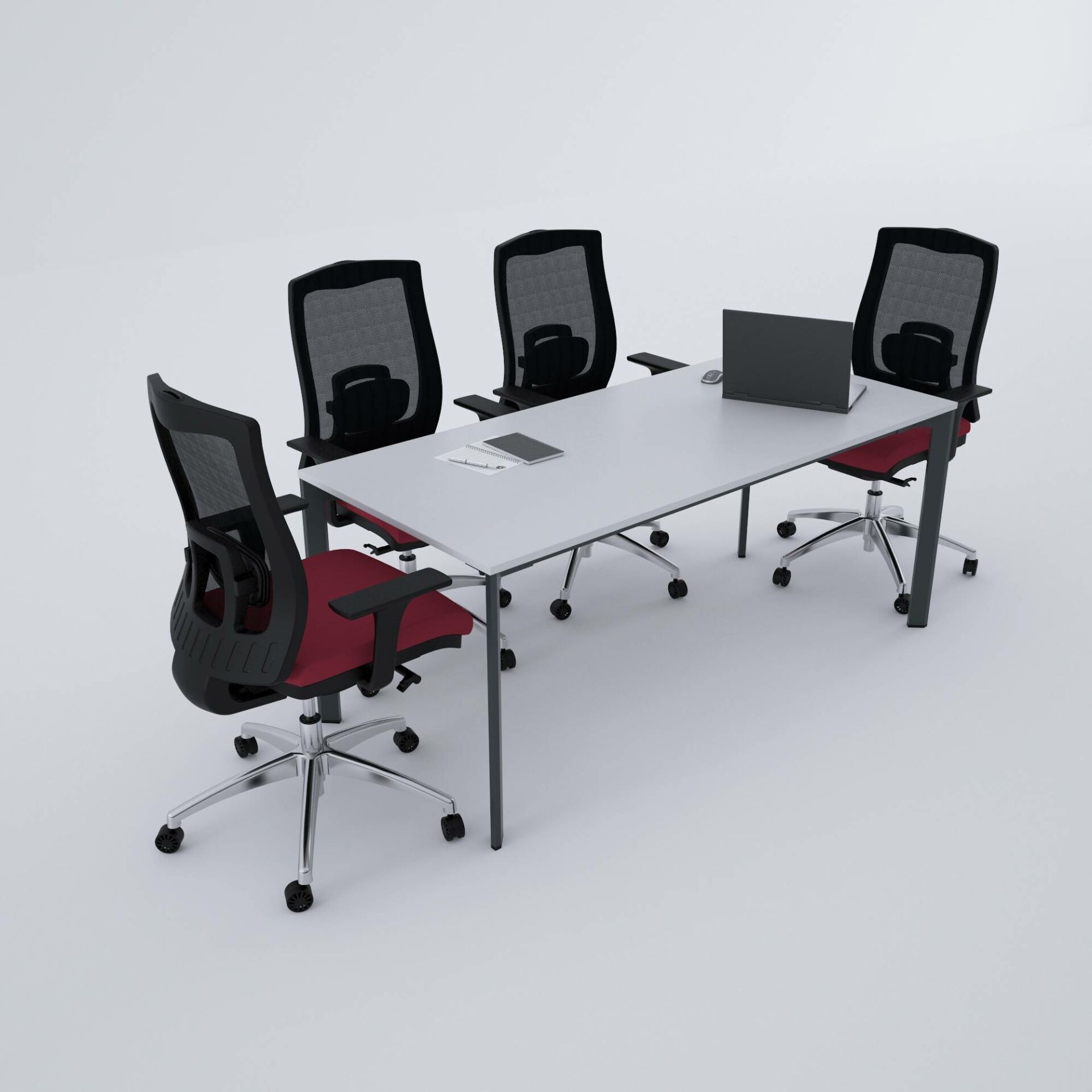 Five Toplantı Masası M 160x80 - Beyaz