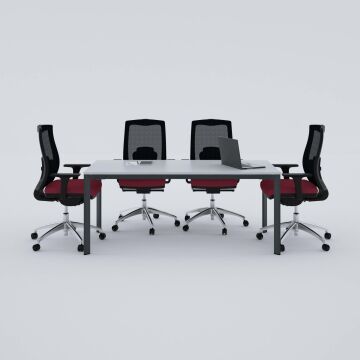 Five Toplantı Masası M 160x80 - Beyaz