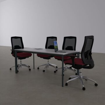 Five Toplantı Masası M 160x80 - Beyaz