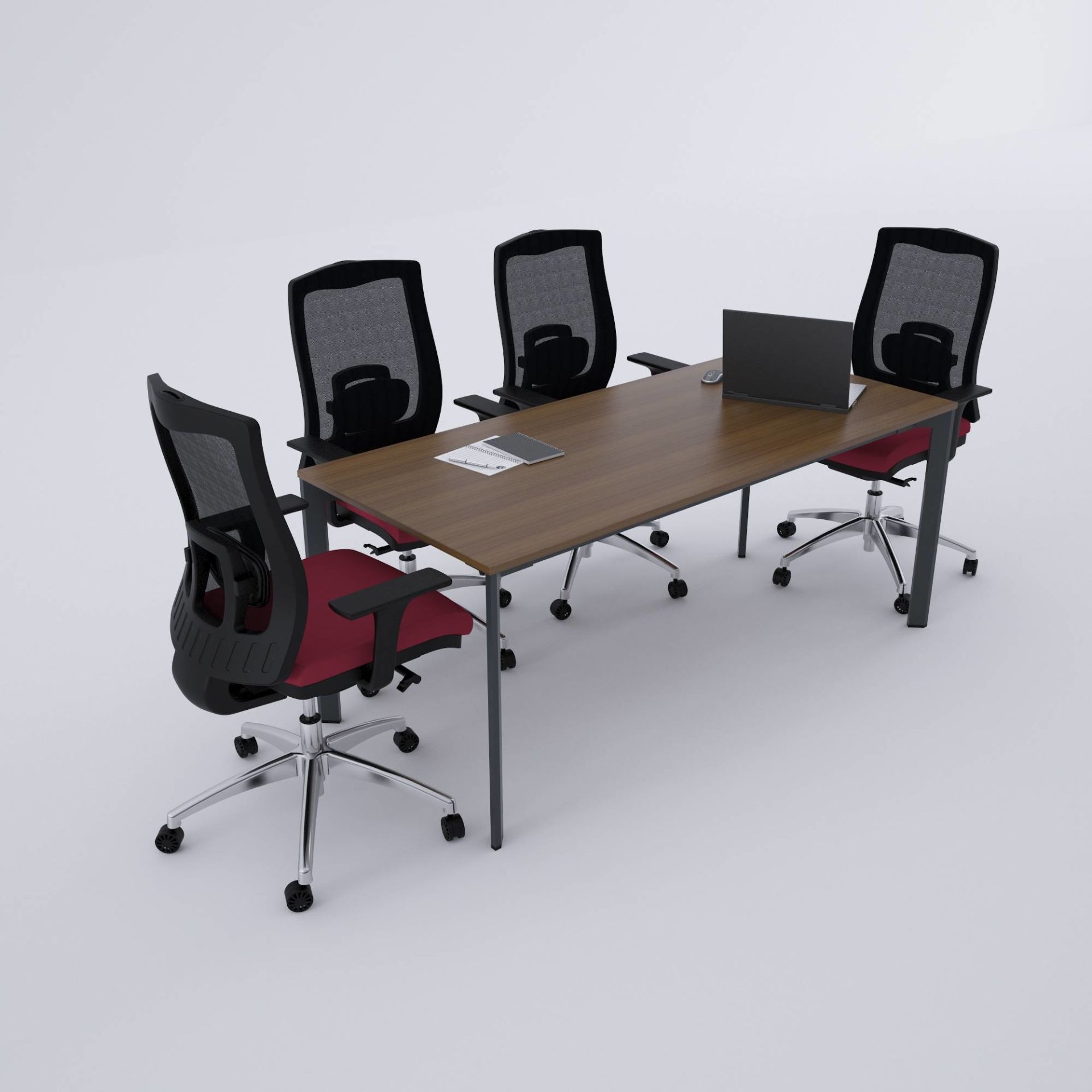 Five Toplantı Masası M 160x80 - Ceviz