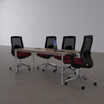 Five Toplantı Masası M 160x80 - Meşe