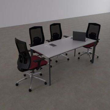 Five Toplantı Masası M 180x80 - Beyaz