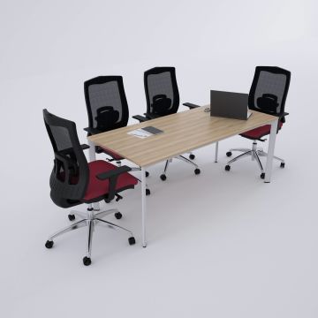 Five Toplantı Masası M 180x80 - Meşe