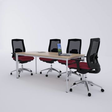 Five Toplantı Masası M 180x80 - Meşe