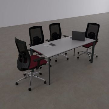 Five Toplantı Masası M 200x80 - Beyaz