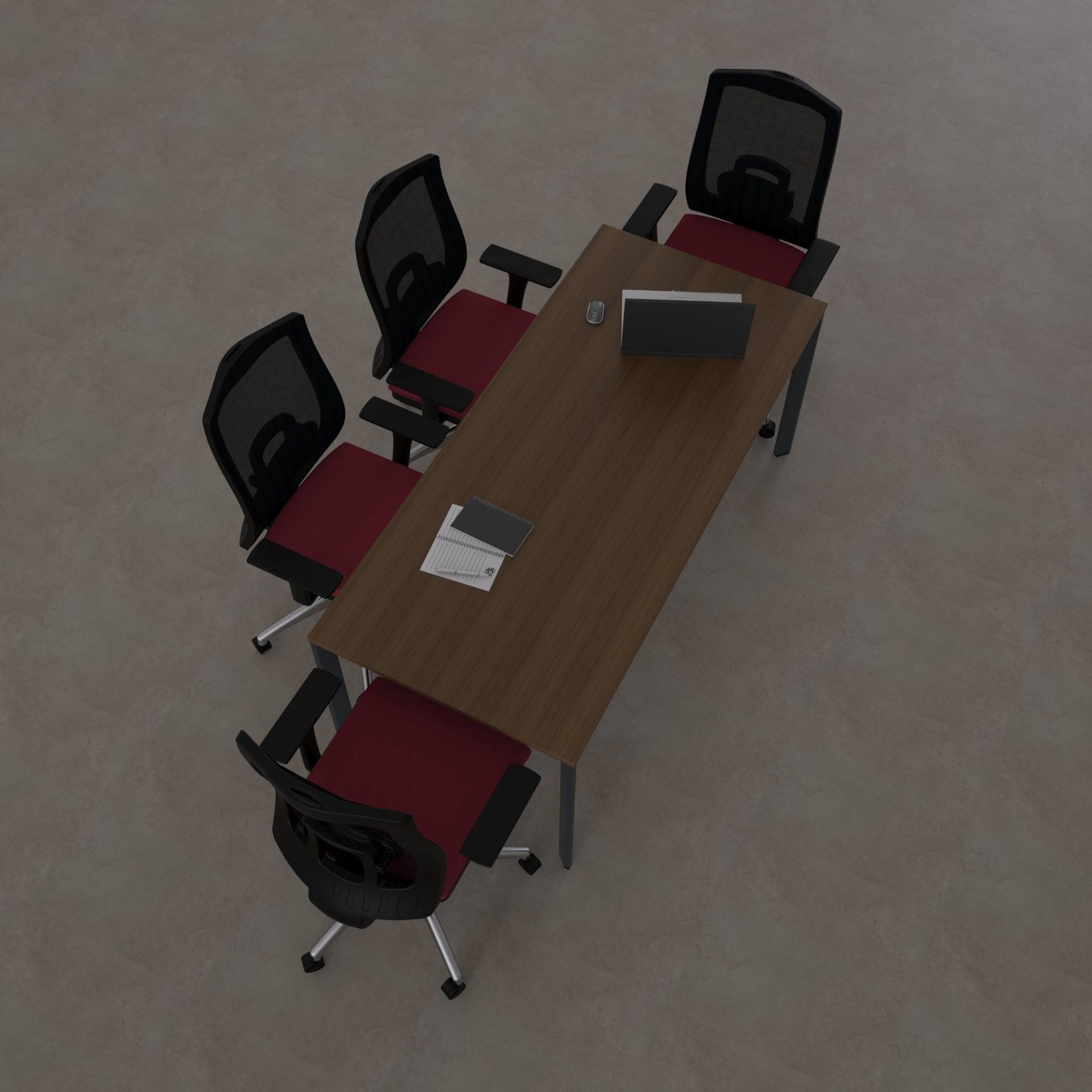 Five Toplantı Masası M 200x80 - Ceviz