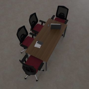 Five Toplantı Masası M 200x80 - Ceviz