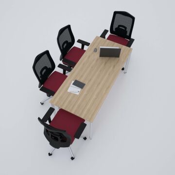 Five Toplantı Masası M 200x80 - Meşe