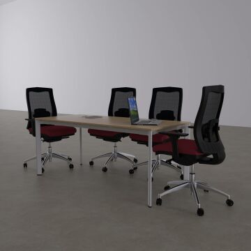 Five Toplantı Masası M 200x80 - Meşe