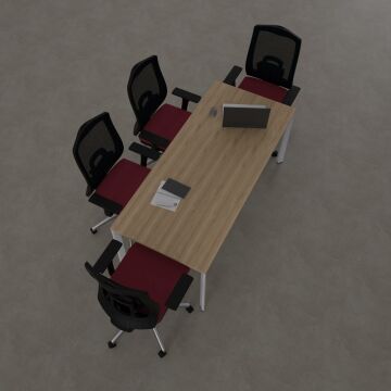 Five Toplantı Masası M 200x80 - Meşe