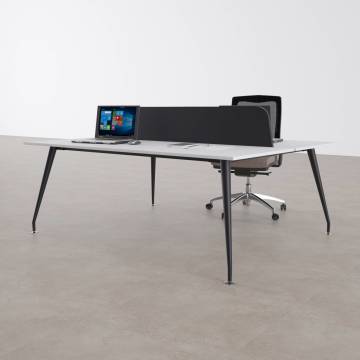 İvory İkili Çalışma Masası