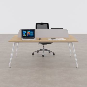 İvory İkili Çalışma Masası