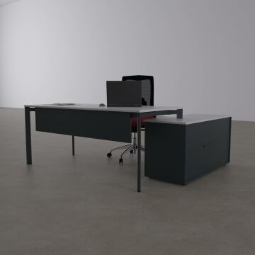 Five 120 cm Alt Etajerli Çalışma Masası 140x80 - Beyaz