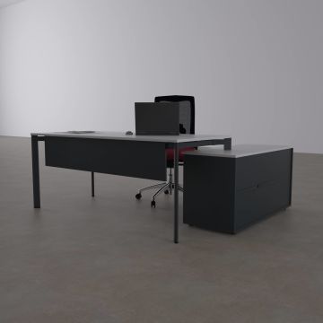 Five 120 cm Alt Etajerli Çalışma Masası 160x80 - Beyaz