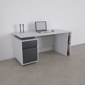 Rectan Ho4 Çalışma Masası Beyaz - 140x70