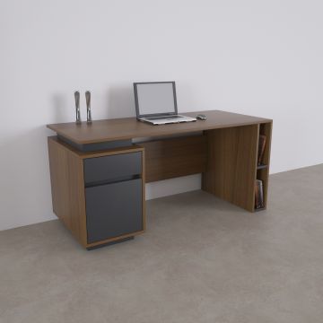 Rectan Ho4 Çalışma Masası Ceviz - 140x70