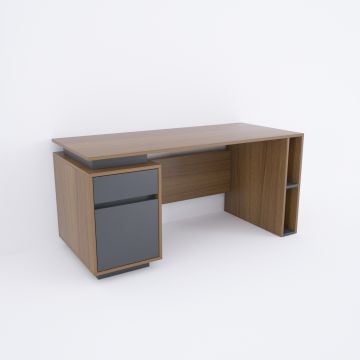 Rectan Ho4 Çalışma Masası Ceviz - 140x70