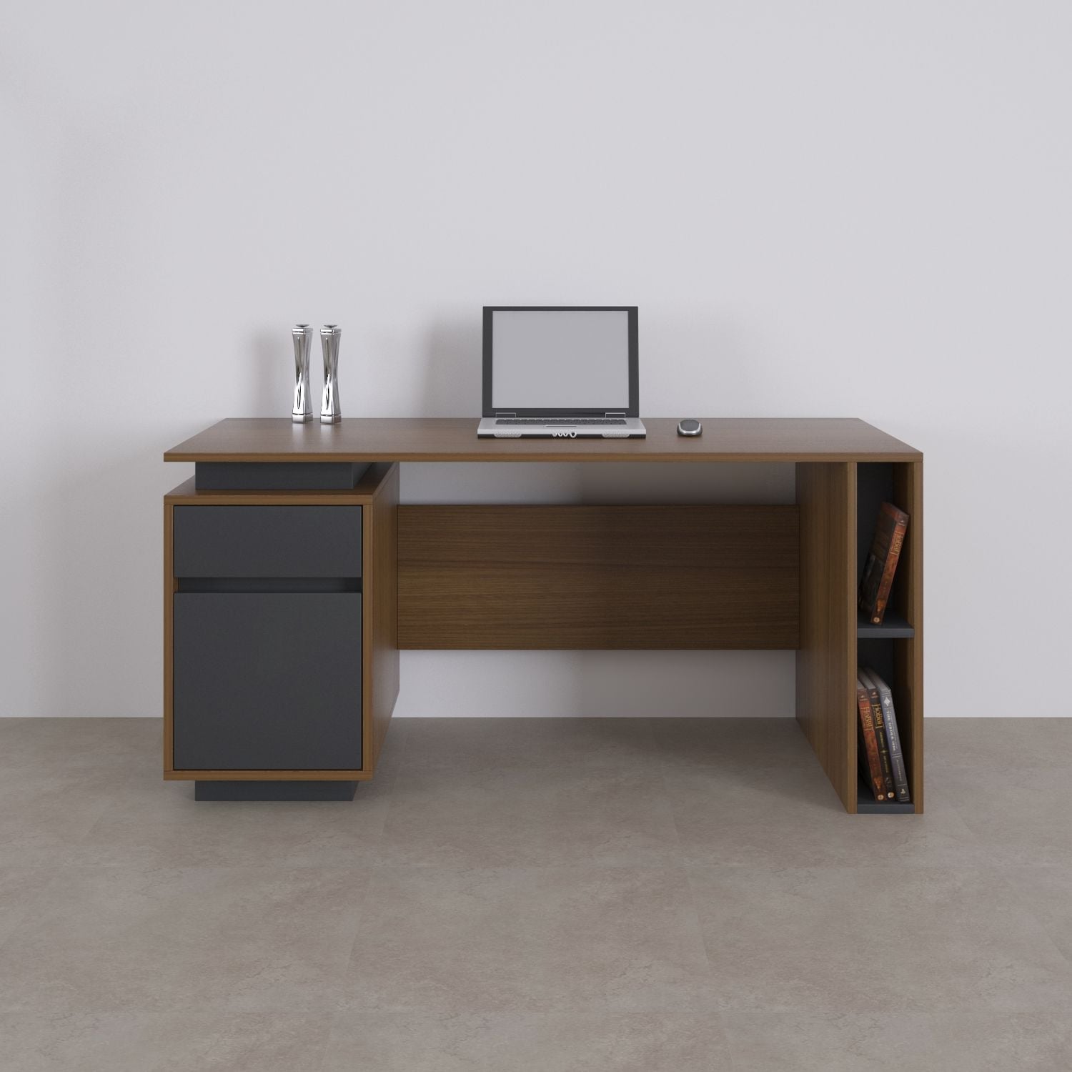 Rectan Ho4 Çalışma Masası Ceviz - 160x70