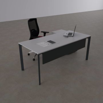 Five 80 cm Alt Etajerli Çalışma Masası 140x80 - Beyaz
