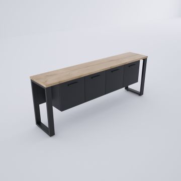 Karm Dolap Meşe+Antrasit