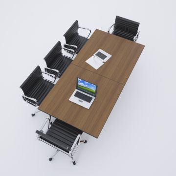 Panel XL Toplantı Masası Ceviz