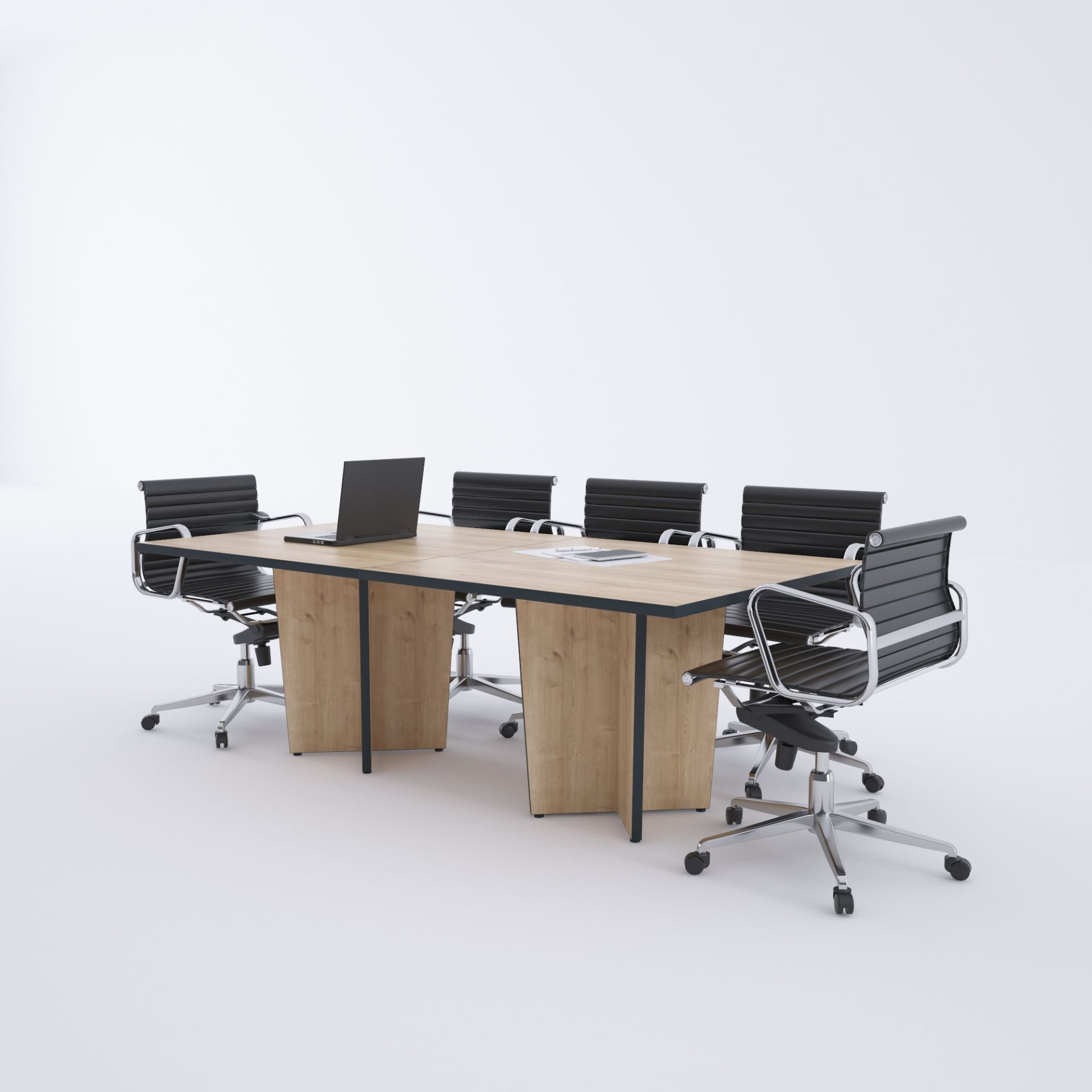 Panel XL Toplantı Masası Meşe