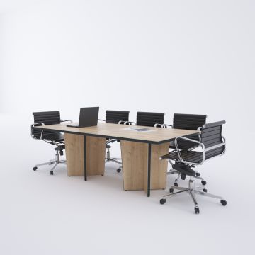 Panel XL Toplantı Masası Meşe