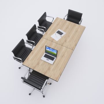 Panel XL Toplantı Masası Meşe