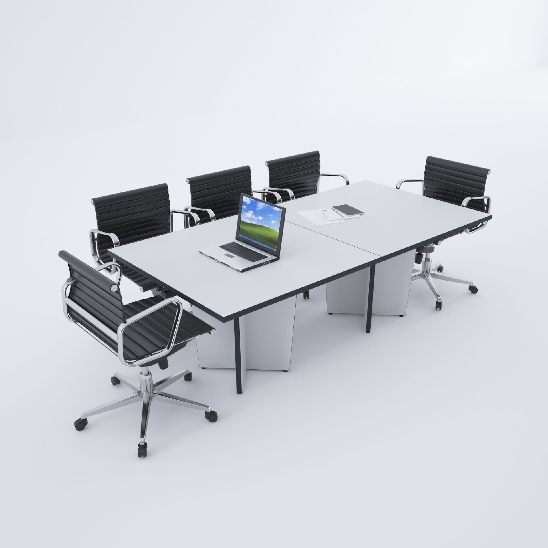 Panel XL Toplantı Masası Beyaz