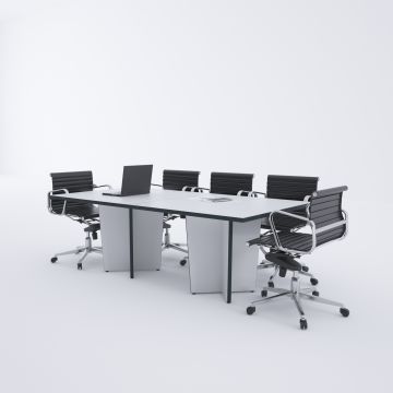 Panel XL Toplantı Masası Beyaz