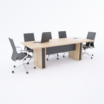 Rectan Toplantı Masası 30 L Meşe - 240