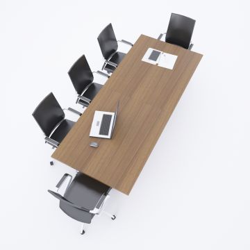 Rectan Toplantı Masası 30 L Ceviz - 240