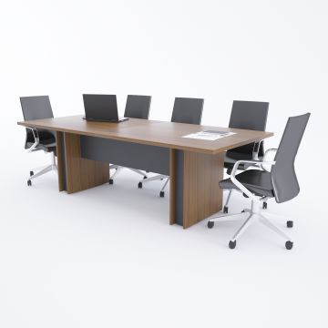 Rectan Toplantı Masası 30 L Ceviz - 240