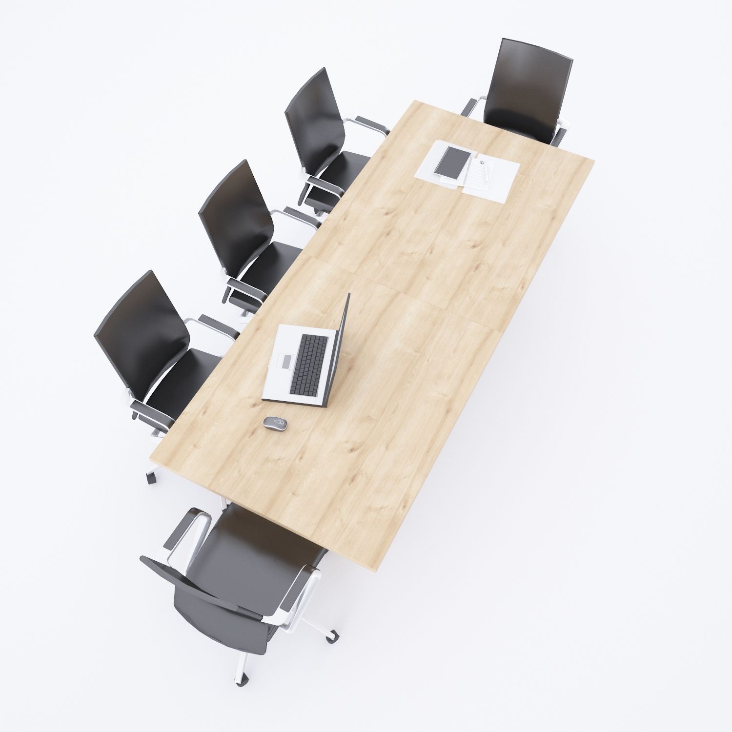 Rectan Toplantı Masası 30 L Meşe - 300