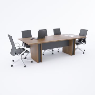 Rectan Toplantı Masası 30 L Ceviz - 300