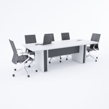 Rectan Toplantı Masası 30 L Beyaz - 300