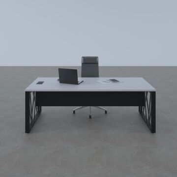 Karm Yönetici Masası 160x90 - Beyaz