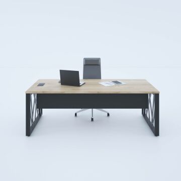 Karm Yönetici Masası 160x90 - Meşe