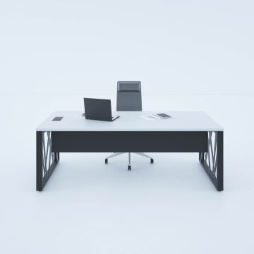 Karm Yönetici Masası 180x90 - Beyaz