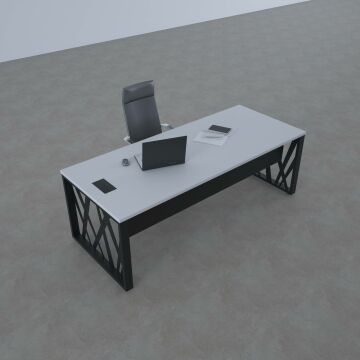 Karm Yönetici Masası 180x90 - Beyaz