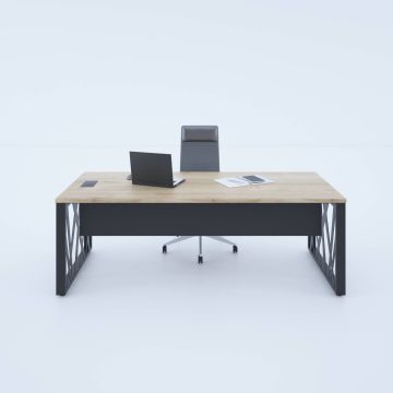 Karm Yönetici Masası 180x90 - Meşe