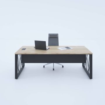 Karm Yönetici Masası 180x90 - Meşe