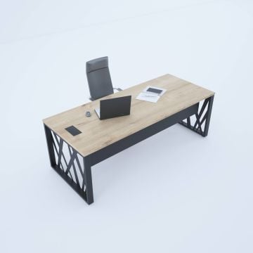 Karm Yönetici Masası 180x90 - Meşe