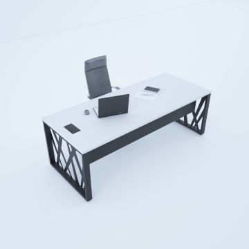 Karm Yönetici Masası 200x90 - Beyaz