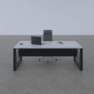 Karm Yönetici Masası 200x90 - Beyaz
