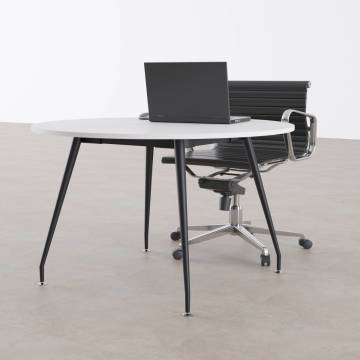 İvory Yuvarlak Toplantı Masası